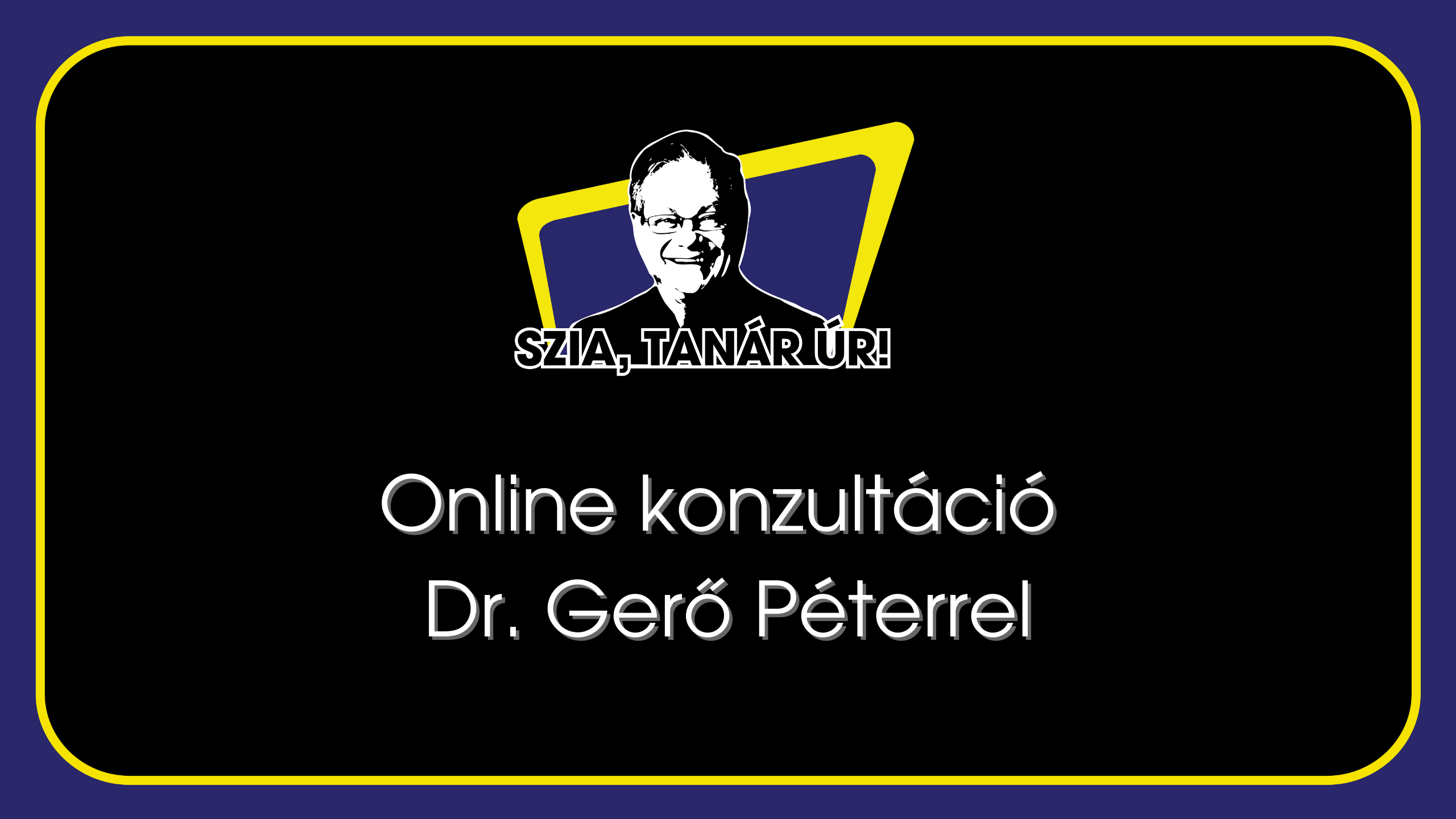 Online konzultáció dr. Gerő Péterrel